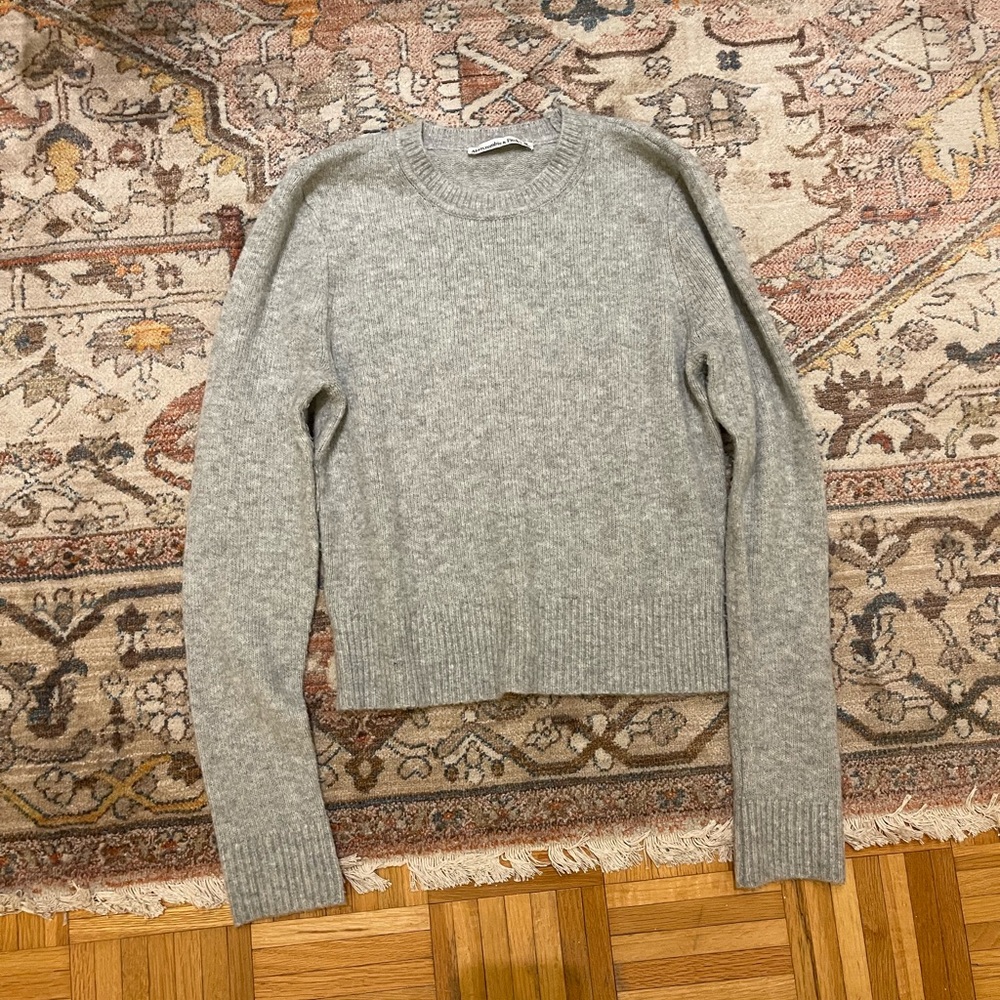 Gray Abercrombie Sweater